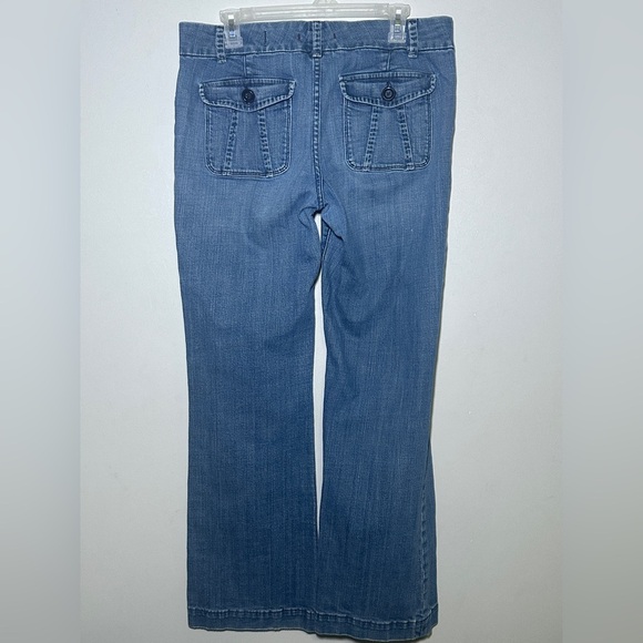 Gap Curvy Fit Wide Leg Boot Cut Stretch Jean Size 12 - Picture 4 of 9